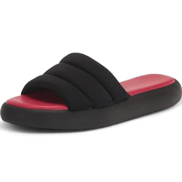 Blondo Shoes - Blondo Womens Red Waterproof Silvana Slide Sandals Slip-On Size 8